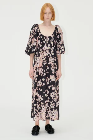 SGTeresa Dress - Pink Ditzy Flowers-STINE GOYA Cheap