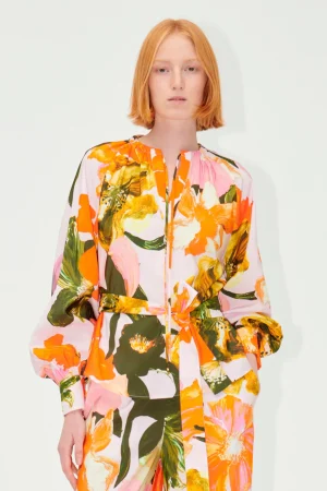 SGVianna Blouse - Summer Day Poppies-STINE GOYA Fashion