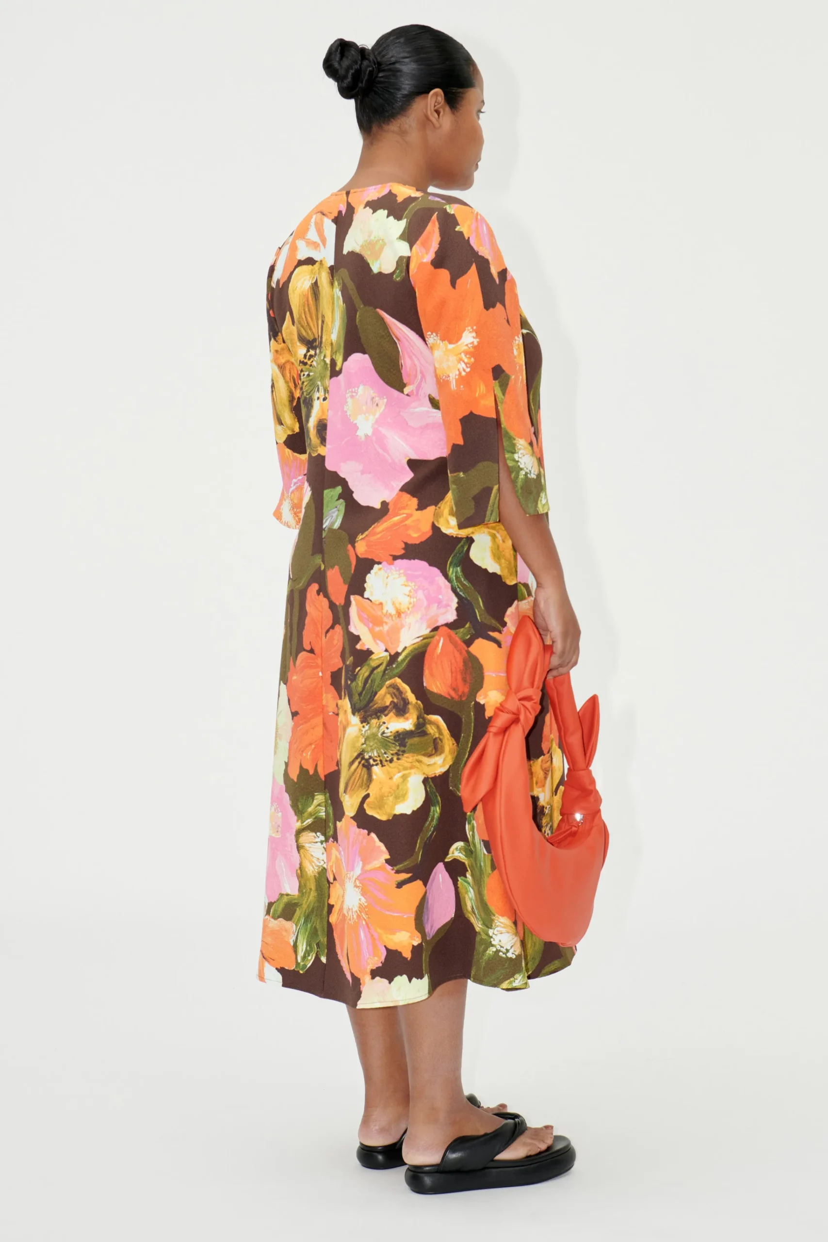 SGVic Dress - Summer Night Poppies-STINE GOYA Fashion