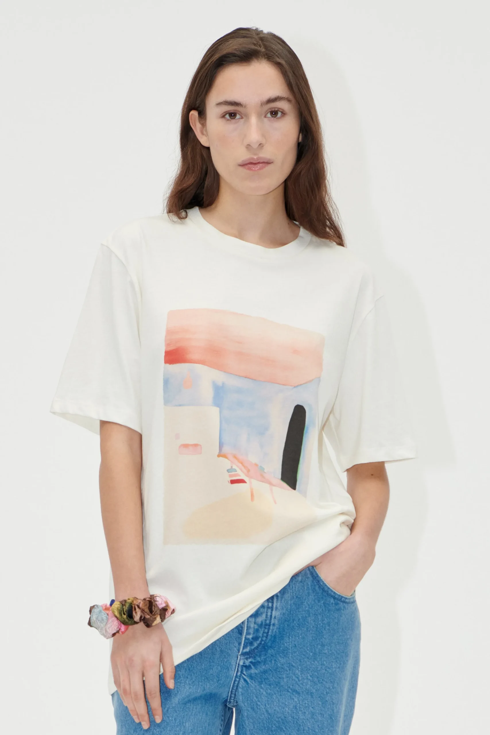 Short Sleeve T-shirt - Aquarelle Showroom-STINE GOYA Shop