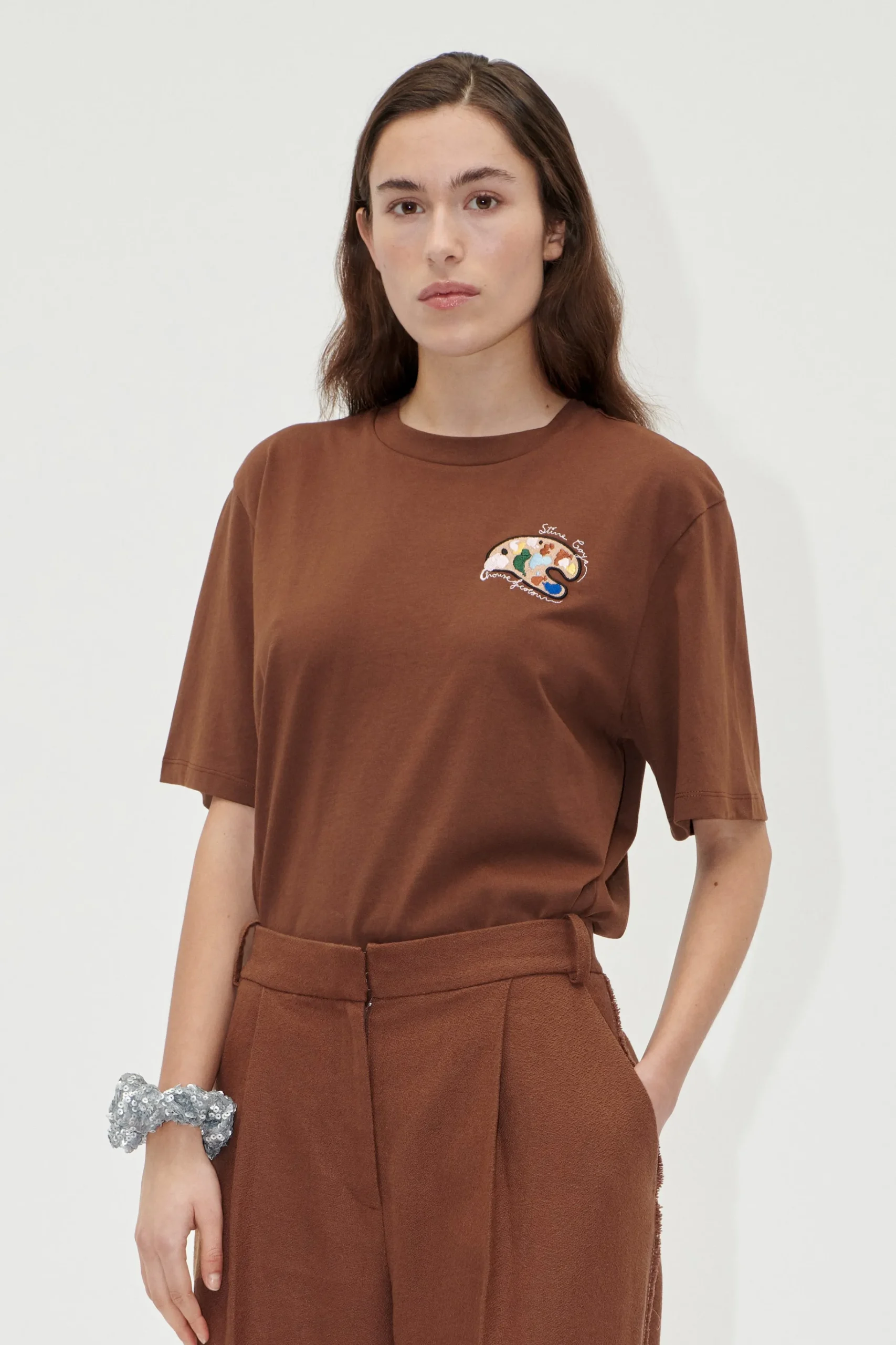 Short Sleeve T-shirt - Colour Palette-STINE GOYA Cheap