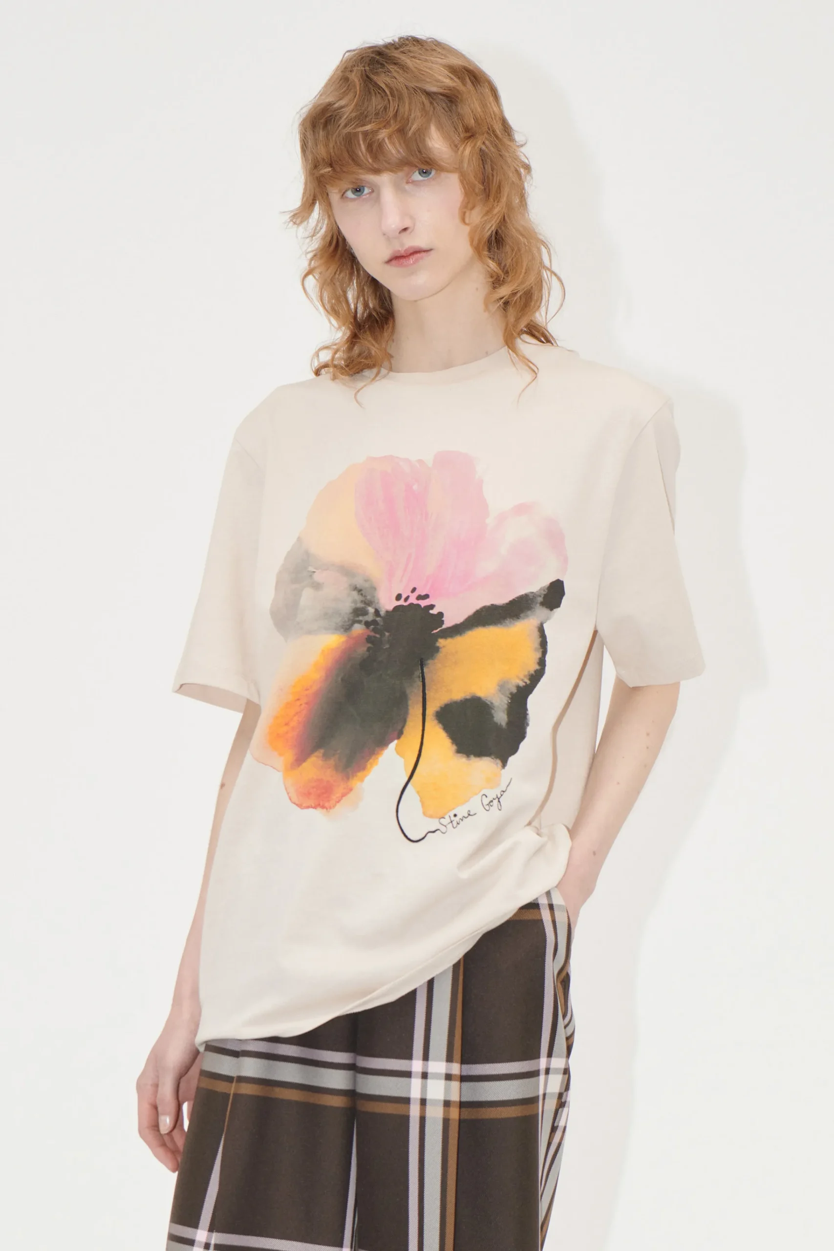 Short Sleeve T-shirt - Pastel Petals-STINE GOYA Online