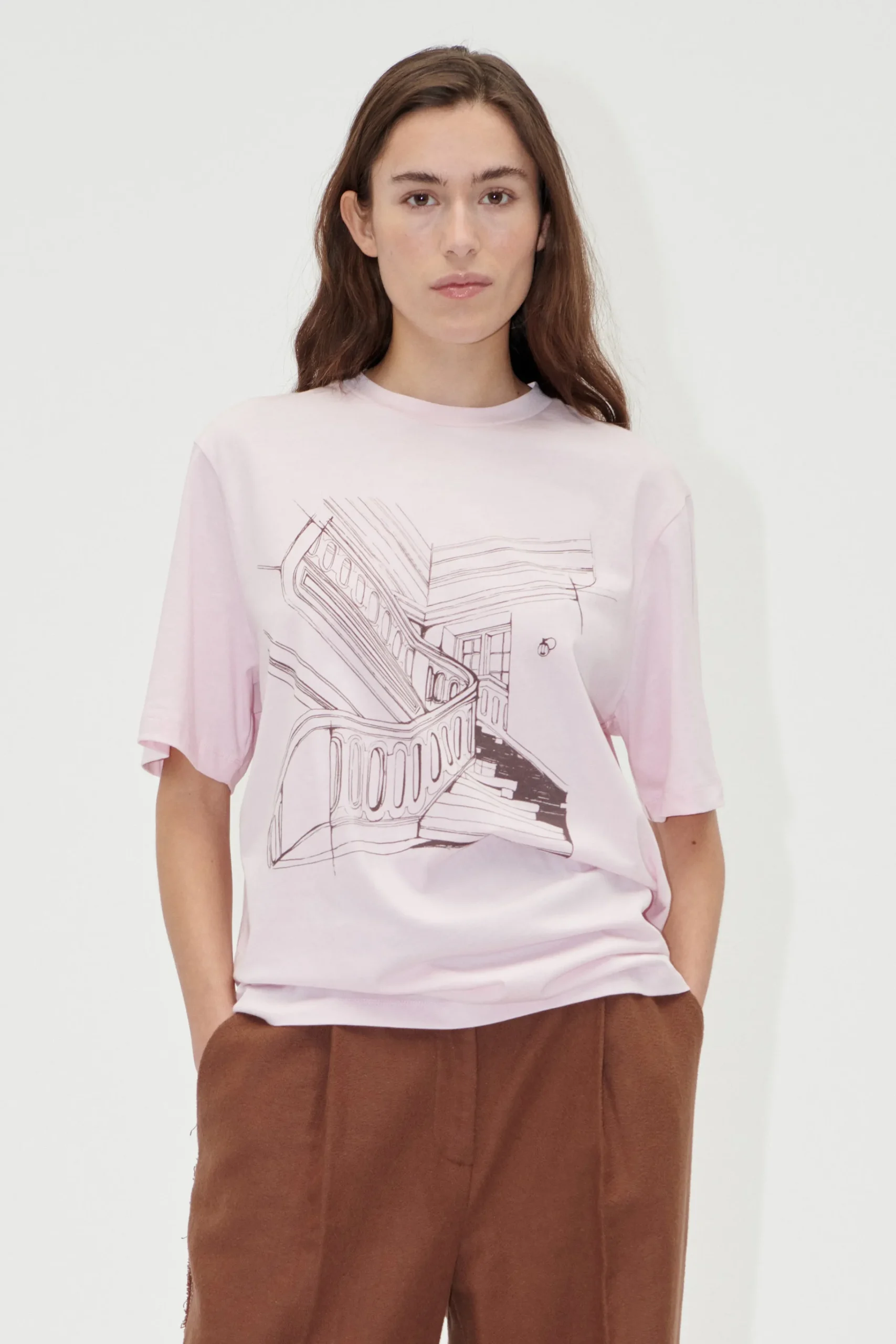 Short Sleeve T-shirt - Staircase-STINE GOYA Cheap