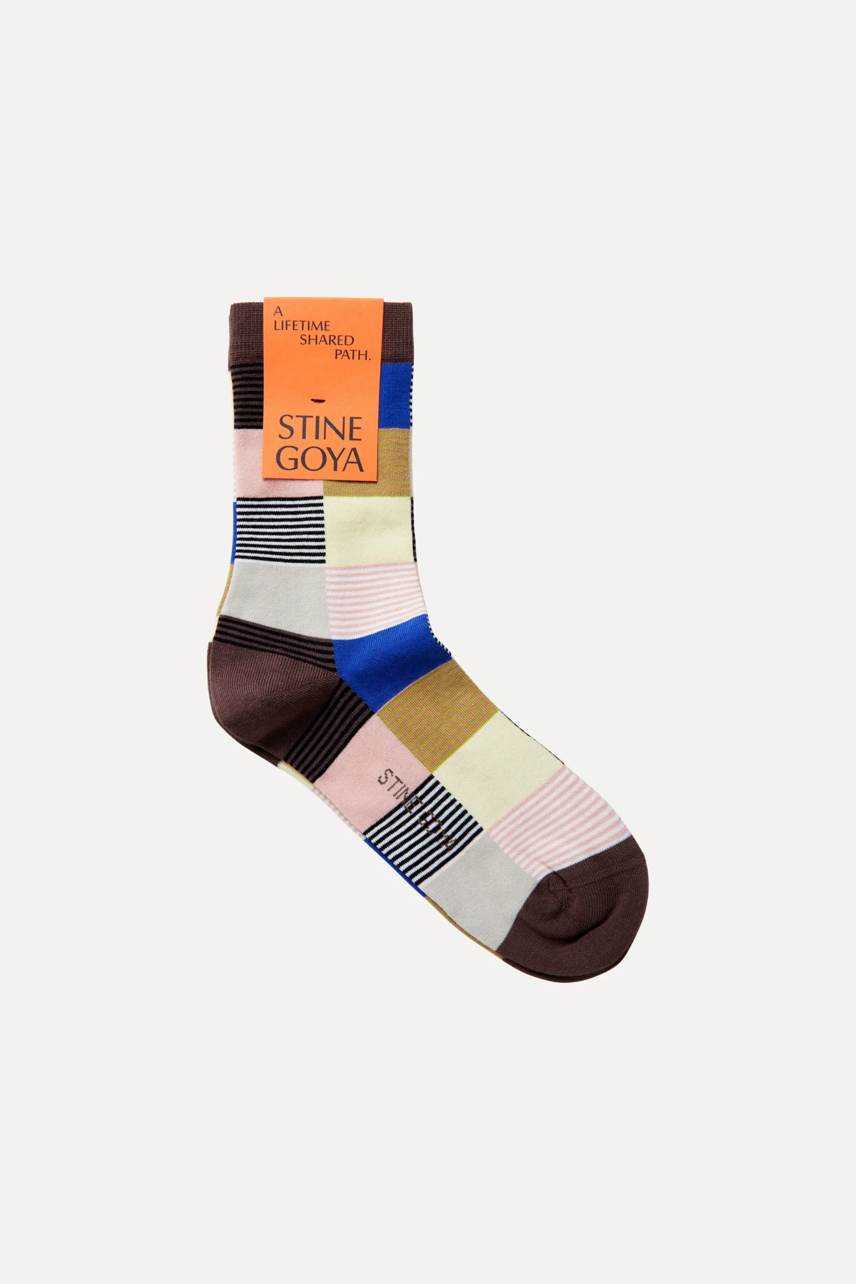 Short Socks - Multi Checks-STINE GOYA Shop