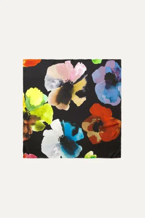 Small Scarf - Watercolor Bloom-STINE GOYA Shop