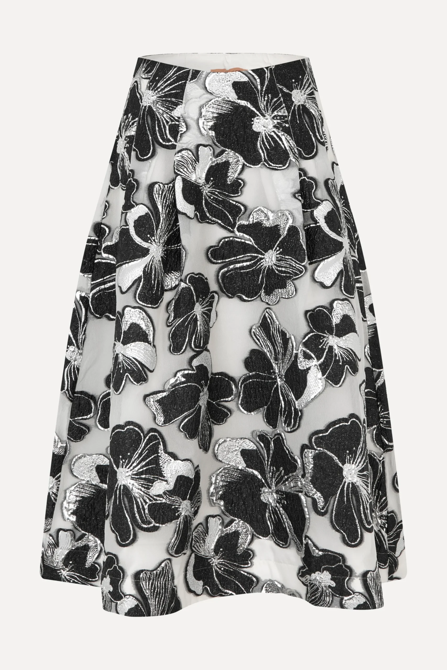 Voluminous Midi Skirt - Anemone Jacquard-STINE GOYA Online